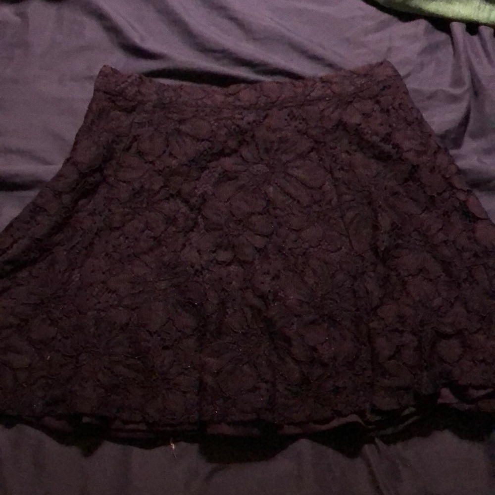 Purple skater girl skirt